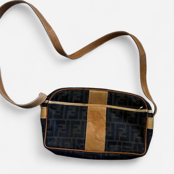 Fendi Black and Brown Belt Bag - Picture 1 of 2
